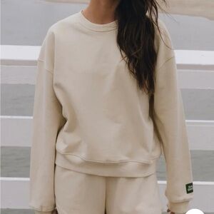 DAILY DRILLS Sand Classic Crewneck M/L